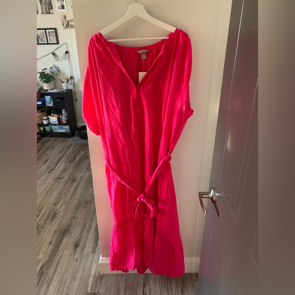 / H&M+ Pink Maxi Dress NWT | 3x
